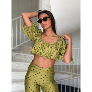 Blouse Eina - Vert olive