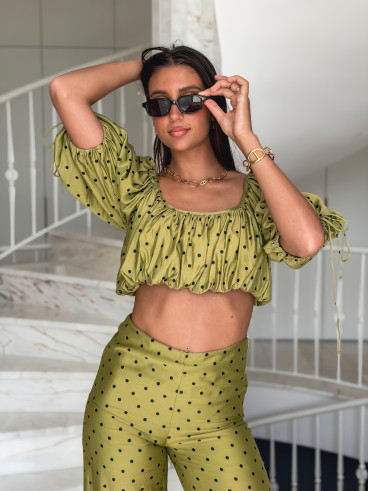 Blouse Eina - Vert olive