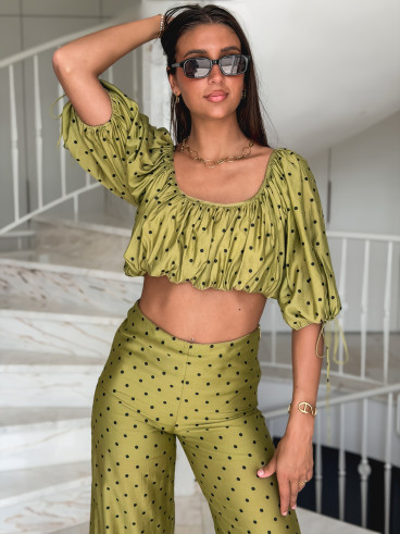 Blouse Eina - Vert olive