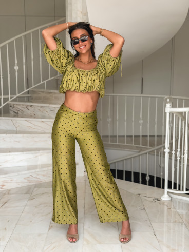 Blouse Eina - Vert olive