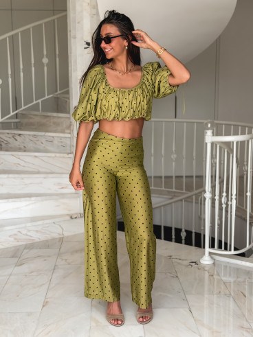 Blouse Eina - Vert olive