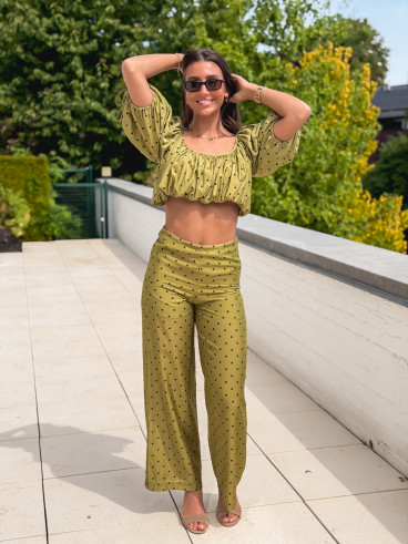Blouse Eina - Vert olive