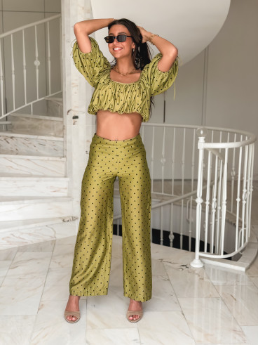 Blouse Eina - Vert olive