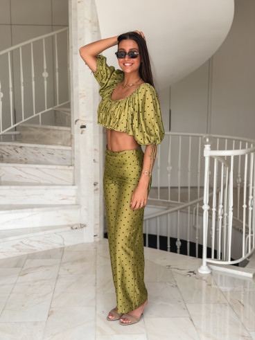 Blouse Eina - Vert olive