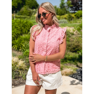 Blouse à motifs Abigail - Rose