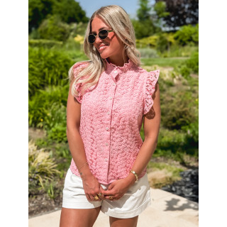 Blouse à motifs Abigail - Rose