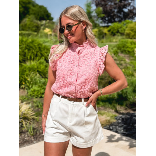 Blouse à motifs Abigail - Rose