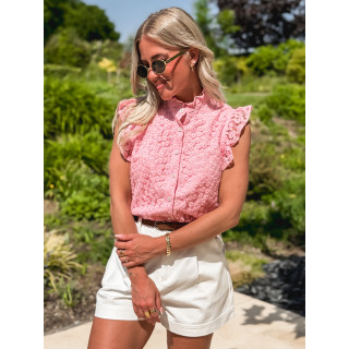 Blouse à motifs Abigail - Rose