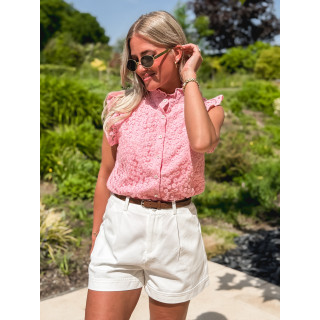 Blouse à motifs Abigail - Rose