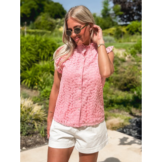 Blouse à motifs Abigail - Rose