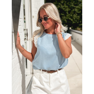 Blouse Slene - Bleu ciel