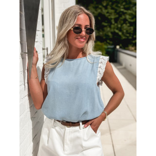 Blouse Slene - Bleu ciel