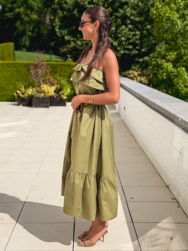 Robe longue Olanna - Kaki