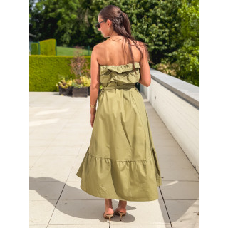 Robe longue Olanna - Kaki