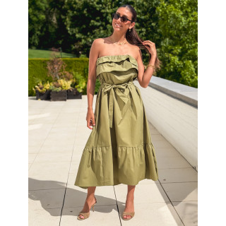 Robe longue Olanna - Kaki