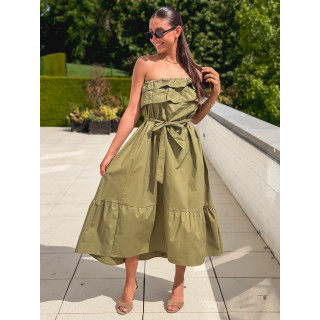 Robe longue Olanna - Kaki