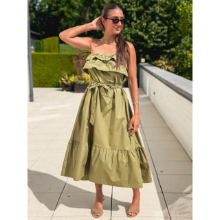 Robe longue Olanna - Kaki
