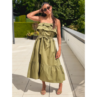 Robe longue Olanna - Kaki