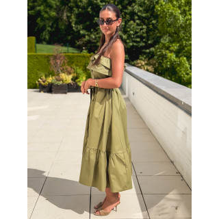 Robe longue Olanna - Kaki