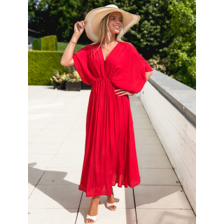 Robe longue Mayte - Rouge