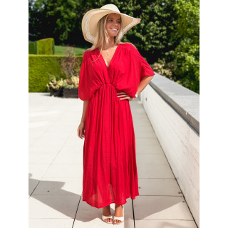 Robe longue Mayte - Rouge