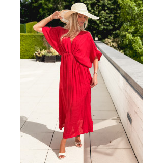 Robe longue Mayte - Rouge