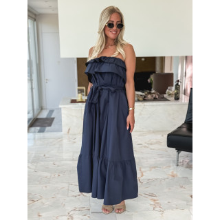 Robe longue Olanna - Bleu marine