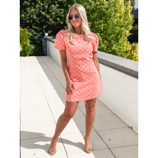 Robe en jeans Damina - Saumon