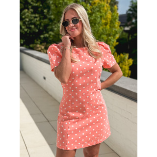 Robe en jeans Damina - Saumon