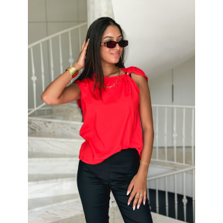 Blouse Lilaé - Rouge