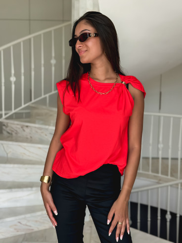 Blouse Lilaé - Rouge Blouse Lilaé - Rouge