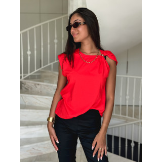Blouse Lilaé - Rouge