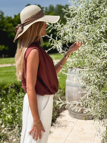 Blouse Kalys - Terracotta Blouse Kalys - Terracotta