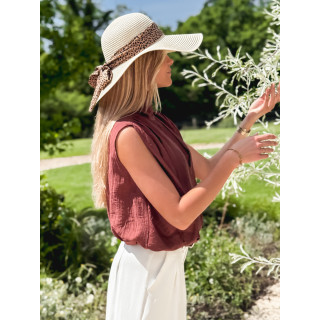 Blouse Kalys - Terracotta