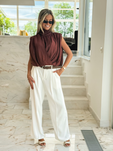 Pantalon Milane - Ecru