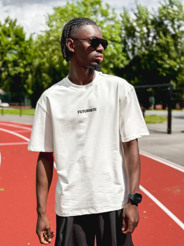 T-shirt "Futuriste" - Blanc