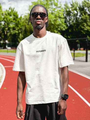 T-shirt "Futuriste" - Blanc