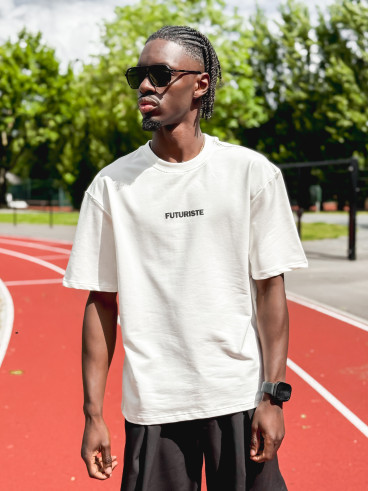 T-shirt "Futuriste" - Blanc