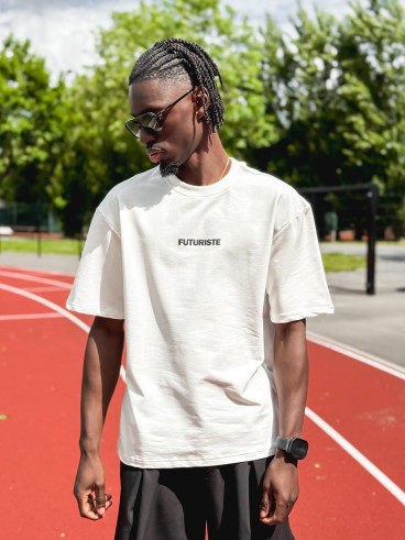 T-shirt "Futuriste" - Blanc