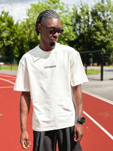 T-shirt "Futuriste" - Blanc