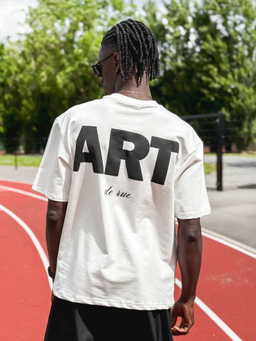 T-shirt "Futuriste" - Blanc