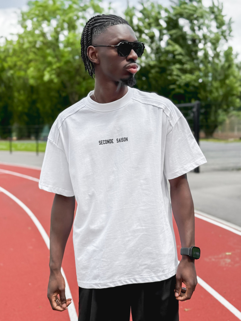T-shirt " Seconde saison" - Blanc