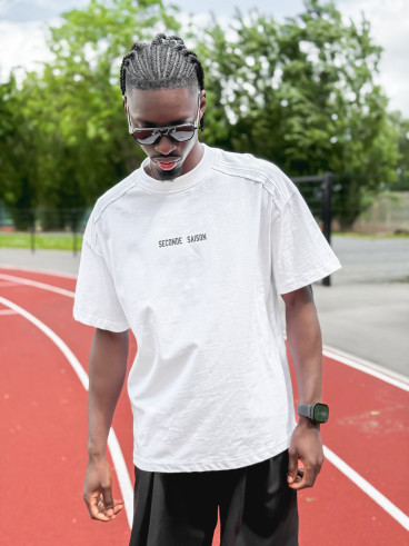 T-shirt " Seconde saison" - Blanc