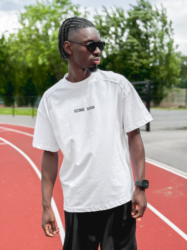 T-shirt " Seconde saison" - Blanc