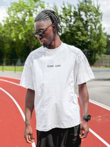 T-shirt " Seconde saison" - Blanc