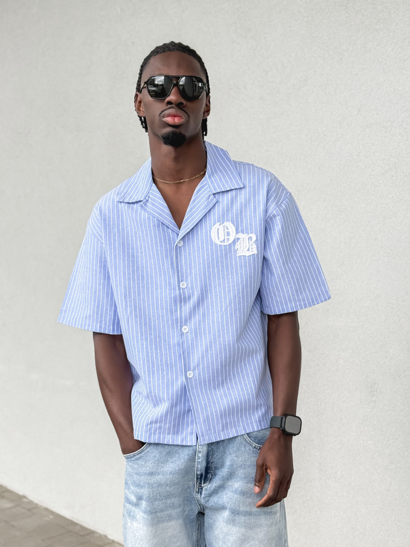 Chemise lignée Lois - Bleu
