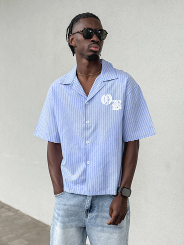 Chemise lignée Lois - Bleu