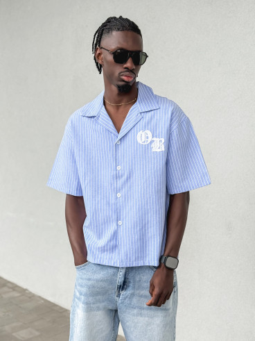 Chemise lignée Lois - Bleu