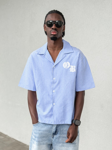 Chemise lignée Lois - Bleu
