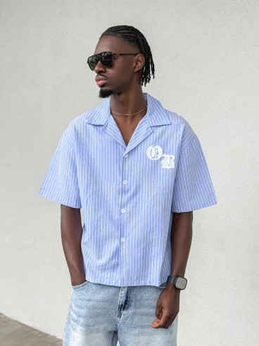 Chemise lignée Lois - Bleu